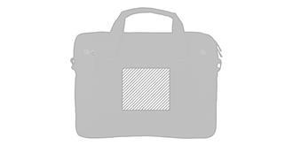 Sacoche pour ordinateur 15,4" en polyester Vanco - Marquage Recto