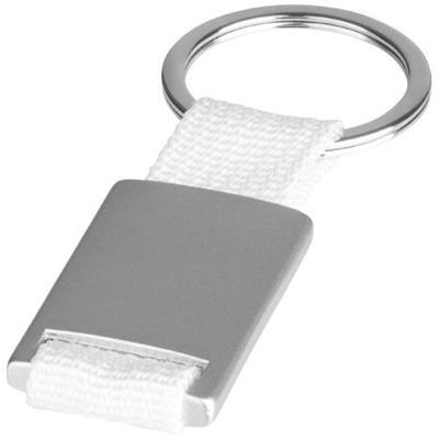 OBG.PUB - Porte-clés réctangulaire en aluminium Avor Blanc Porte-clés réctangulaire en aluminium Avor Blanc
