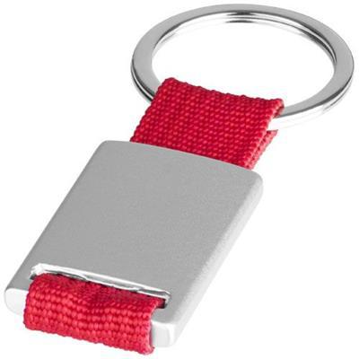 OBG.PUB - Porte-clés réctangulaire en aluminium Avor Rouge Porte-clés réctangulaire en aluminium Avor Rouge