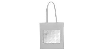 Tote bag au couleur vive Sofia - Marquage Verso