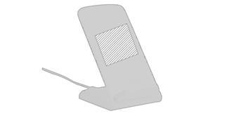 Chargeur rapide de 10 W en ABS Be-max - Marquage Recto