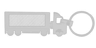 Porte-Clés robustes en Métal Trail - Marquage Recto