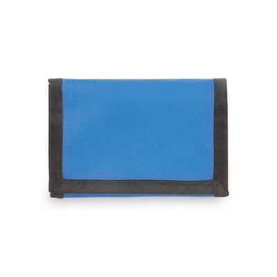 Portefeuille triptyque en polyester 300D Kiltra Bleu
