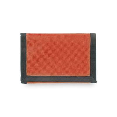 Portefeuille triptyque en polyester 300D Kiltra Rouge