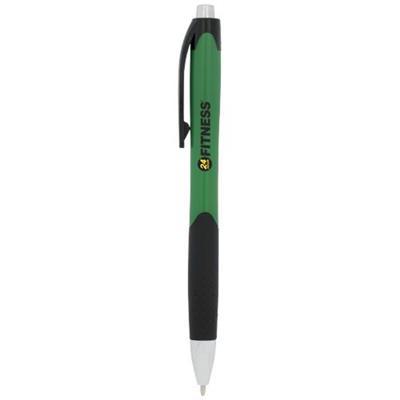Stylo bille finition grip caoutchouc en ABS Picali Vert
