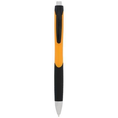 Stylo bille finition grip caoutchouc en ABS Picali Orange