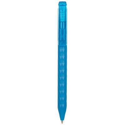 Stylo bille en ABS avec motif géométrique Prismat Bleu ciel