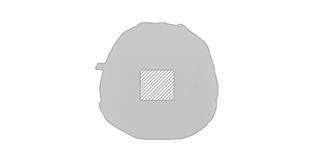 Bandana ajustable en coton/polyester doux Garay - Marquage Recto