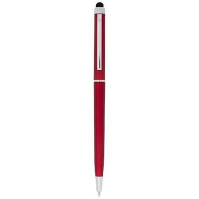 Stylo bille avec stylet et mécanisme twist Valar Rouge
