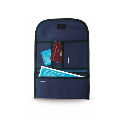 Porte-documents voyage en polyester 300D Daskar Bleu marine