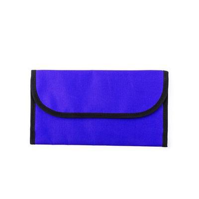 Porte-documents voyage en polyester 300D Daskar Bleu