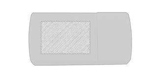 Porte-pilules pharmaceutique en plastique Aspire - Marquage Recto