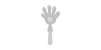 Main d'animation en matière plastique Maracana - Marquage Recto