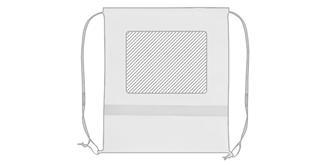 Sac à dos à bande de sécurité Reflecto - Marquage Recto