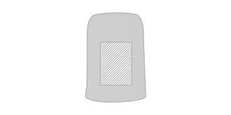 Chope à bière en céramique 700 ml Titon - A l'avant