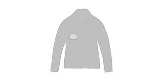 Veste micro-polaire full zip femme Brossis - Marquage poitrine gauche