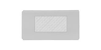 Parfum de voiture en aluminium Beccus - Marquage Recto