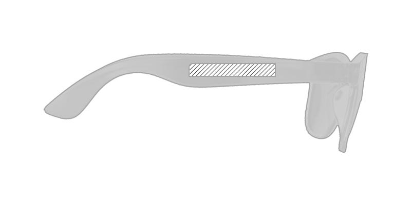 OBG.PUB - Lunettes de soleil arc-en-ciel Talis - Marquage branche droite Lunettes de soleil arc-en-ciel Talis - Marquage branche droite