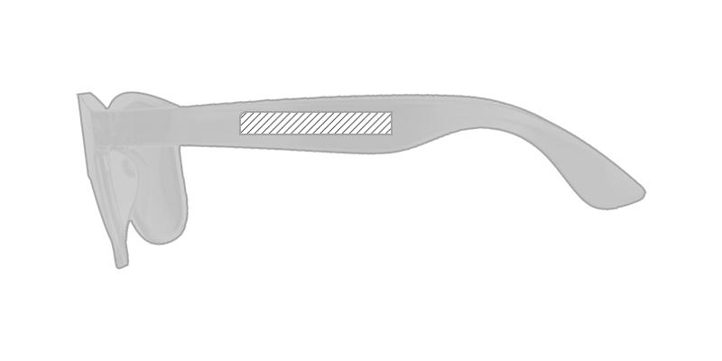 OBG.PUB - Lunettes de soleil arc-en-ciel Talis - Marquage branche gauche Lunettes de soleil arc-en-ciel Talis - Marquage branche gauche