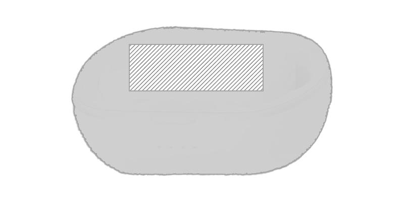 OBG.PUB - Écouteurs Bluetooth 5.0 en plastique Merkur - Marquage Recto Écouteurs Bluetooth 5.0 en plastique Merkur - Marquage Recto