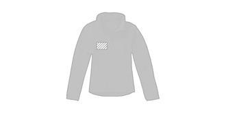 Veste softshell avec capuche en polyester Langles - Marquage poitrine droite