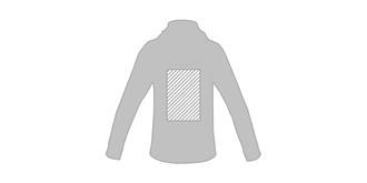 Veste softshell avec capuche en polyester Langles - Marquage Verso