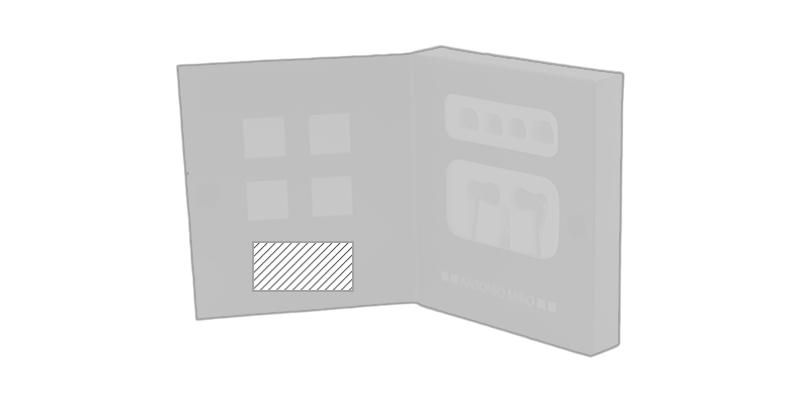 OBG.PUB - Écouteurs avec coussinet changeable Rolger - Marquage Recto Écouteurs avec coussinet changeable Rolger - Marquage Recto