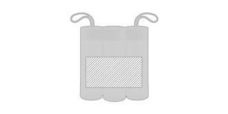 Bidon en verre/couvercle en bambou Burdais - Marquage autour