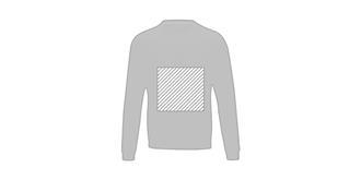 Sweat à col rond polyester recyclé homme Jasto - Marquage Recto