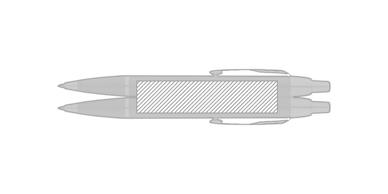 OBG.PUB - Stylo à bille taille moyenne en métal Pakims - Marquage autour Stylo à bille taille moyenne en métal Pakims - Marquage autour