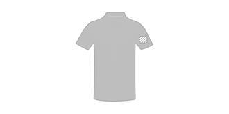 Polo manches courtes pour homme en coton Bigo - Marquage manche gauche