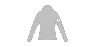 Veste pour femme en polyester recyclée Coltano - Marquage manche gauche