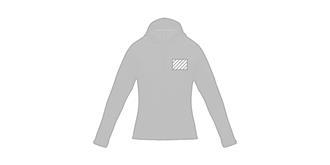 Veste pour femme en polyester recyclée Coltano - Marquage poitrine gauche