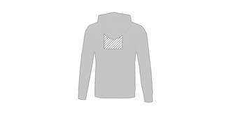 Sweat à capuche pour homme en coton Chartus - Marquage Verso