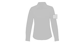Chemise à manches longues pour femme Pollas - Marquage manche gauche