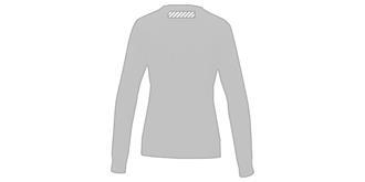 Pull ras de cou pour femme en coton Zenona - Marquage Recto