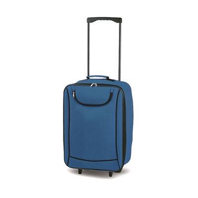 Trolley Pliable en Polyester avec pieds dure Socce Bleu