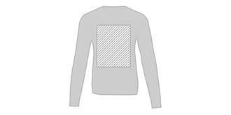 Pull ras de cou pour homme en coton Zen - Marquage Recto