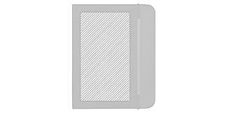 Conférencier A4 couverture cuir simili Saturna - Marquage Recto