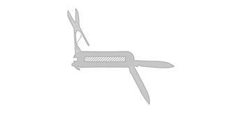 Mini-Canif avec multifonction en Acier Castillo - Marquage Verso