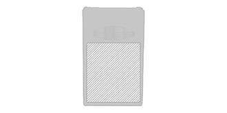 Boîte crayons corps cylindrique en carton Toune - Marquage Recto