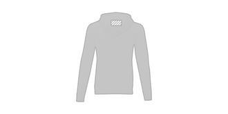 Sweat à capuche zippé pour homme Therono - Impression Haut