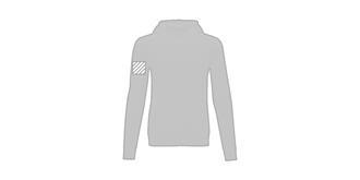 Sweat à capuche zippé pour homme Therono - Marquage manche droite