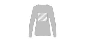 Pull à col ras du cou pour femme Merrita - Marquage Recto