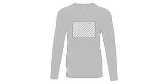 Pull à col ras du cou pour homme Merrito - Marquage Recto