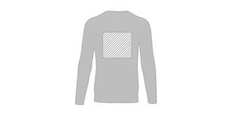 Pull à col ras du cou pour homme Merrito - Marquage Verso