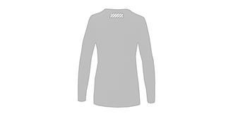 Pull col en V pour femme en Nylon Stantona - Impression Haut