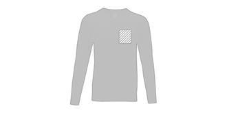 Pull col en V pour homme en nylon Stantoni - Marquage poitrine gauche