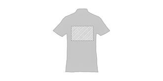 Polo manches courtes homme en coton Helioso - Marquage Verso