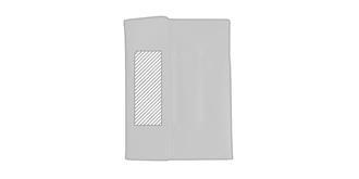 Refroidisseur de bouteilles en PVC Aizen - Marquage Recto